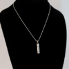 Stainless Steel Cylinder Cremation Necklace - Image 6