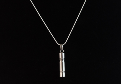 Cylinder Ash holder necklace